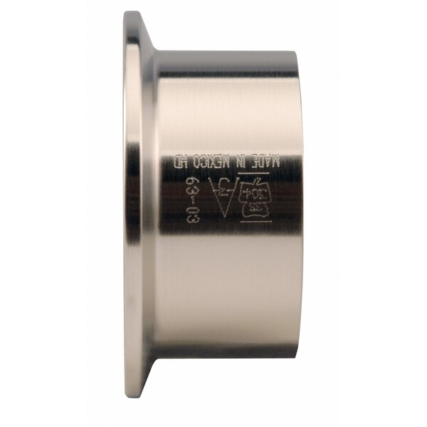 Sanitary Food Grade Fittings Ferrule Tri-Clamp 3 316L SS #7 L14AM-3-316L-7 - main
